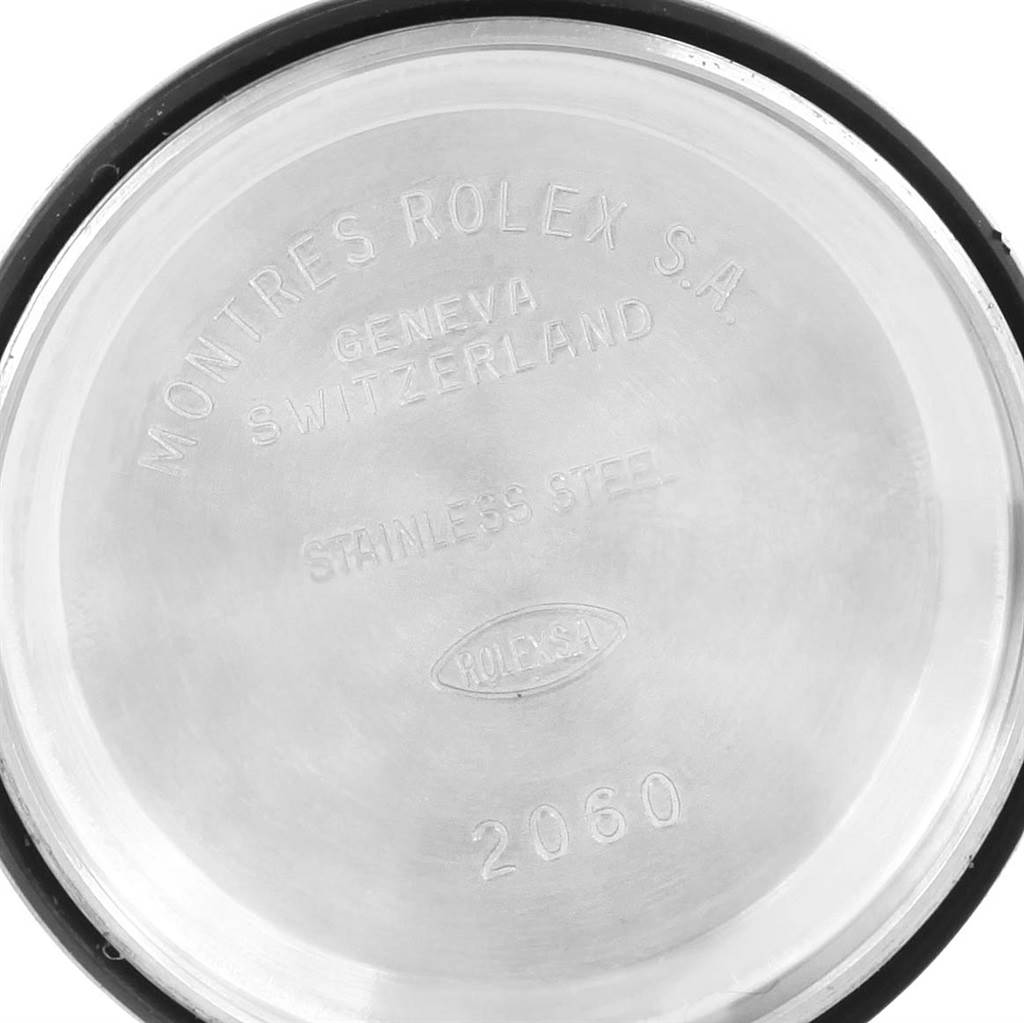 This is the interior case back of a Rolex Datejust 79174 Women's Stainless Steel Mother of Pearl Dial 79174 Women's Stainless Steel Mother of Pearl Dial watch, clearly displaying engravings and model information.