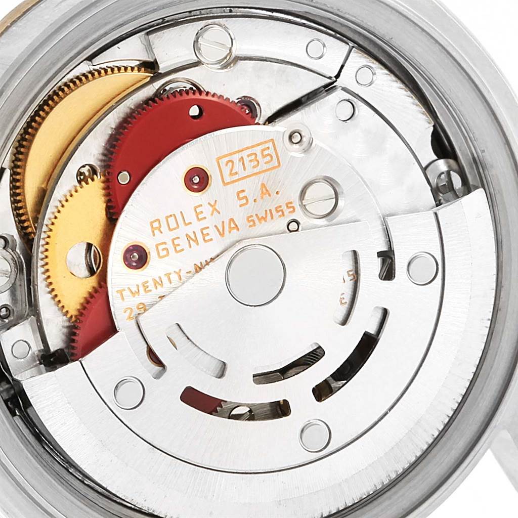 This image shows the inner mechanical movement of the Rolex Datejust 69173 Women
s Stainless Steel Grey Dial 69173 Women
s Stainless Steel Grey Dial model watch.