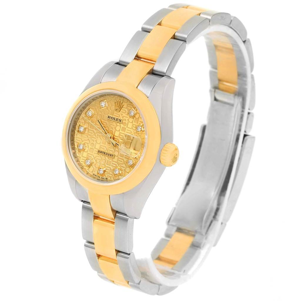 rolex datejust yellow dial