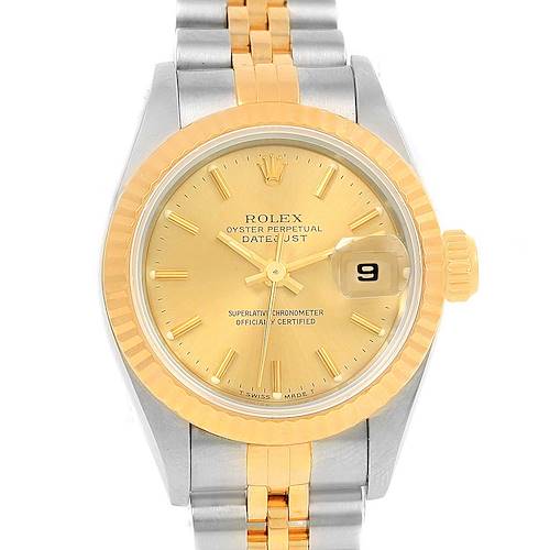 Photo of Rolex Datejust Steel 18K Yellow Gold Automatic Ladies Watch 69173