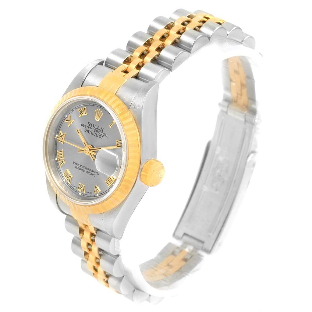 Rolex Datejust Steel 18K Yellow Gold Roman Dial Ladies Watch 69173 ...