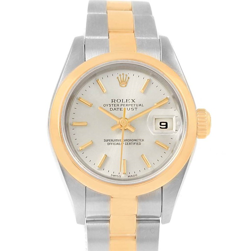 Rolex Datejust Steel Yellow Gold Ladies Watch 79163 Box Papers SwissWatchExpo