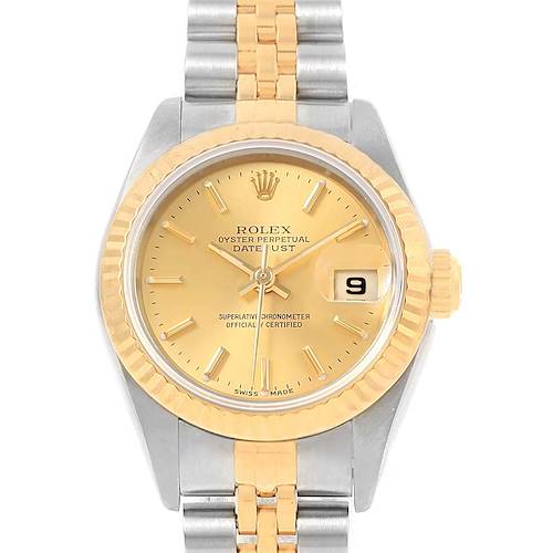 Photo of Rolex Datejust 26 Steel Yellow Gold Jubilee Bracelet Ladies Watch 79173