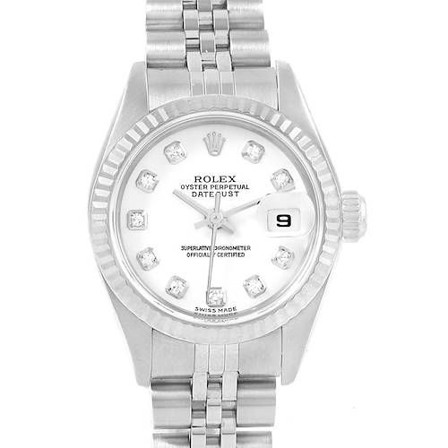 Photo of Rolex Datejust 26 Diamond Dial Steel Ladies Watch 79174 Box Papers