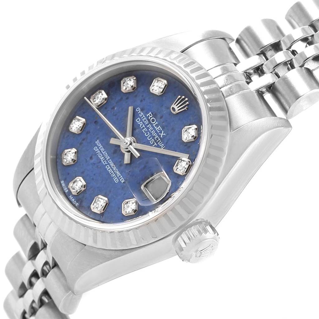 rolex datejust bleu marine