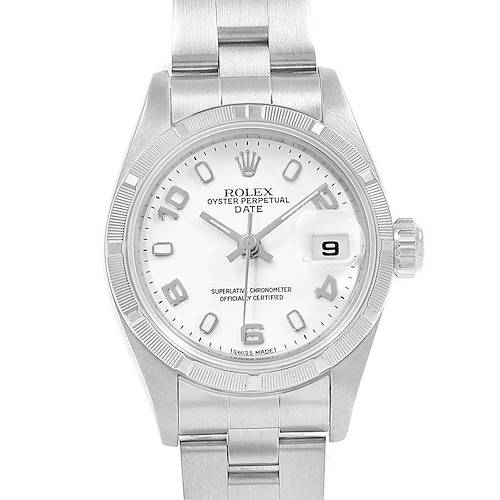 Photo of Rolex Datejust White Dial Oyster Bracelet Steel Ladies Watch 79190
