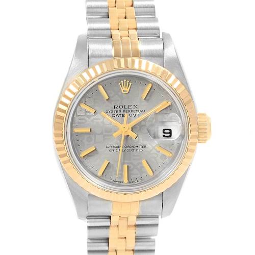Photo of Rolex Datejust 26 Steel Yellow Gold Anniversary Dial Ladies Watch 69173