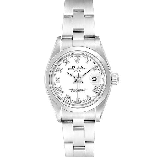 Photo of Rolex Date 26 White Dial Oyster Bracelet Ladies Watch 79160