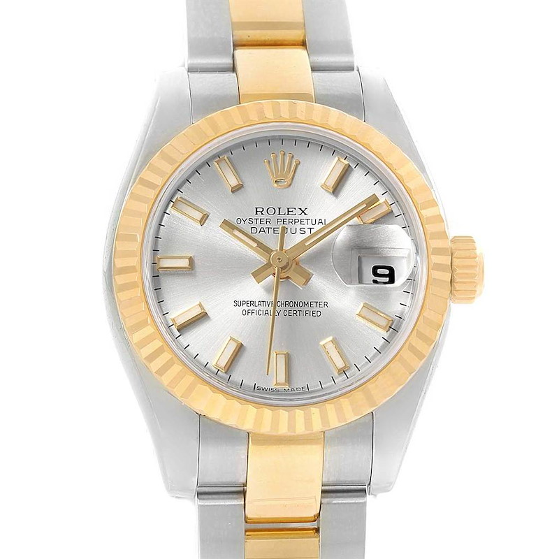 Rolex Datejust 26 Steel Yellow Gold Ladies Watch 179173 Box SwissWatchExpo