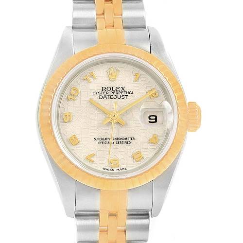 Photo of Rolex Datejust 26 Steel Yellow Gold Anniversary Dial Ladies Watch 79173