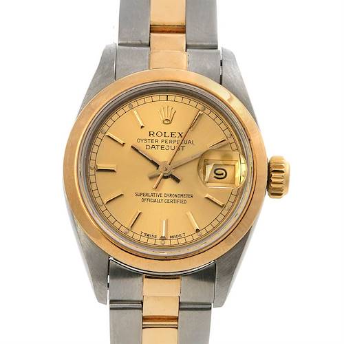 Photo of Rolex Datejust Ladies Ss & 18k Yellow Gold Watch 69163