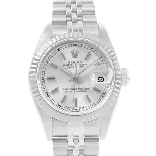 Photo of Rolex Datejust 26 Steel White Gold Steel Ladies Watch 69174 Box Papers