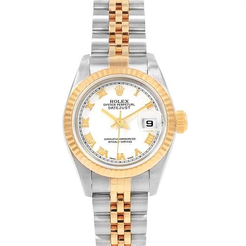 Photo of Rolex Datejust 26 Steel Yellow Gold Ladies Watch 69173 Box Papers