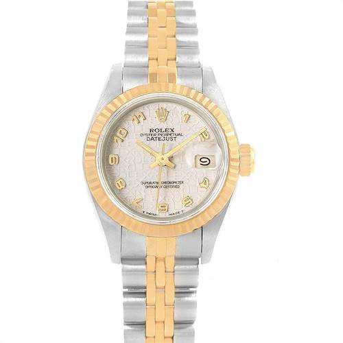 Photo of Rolex Datejust 26 Steel Yellow Gold Anniversary Dial Ladies Watch 69173