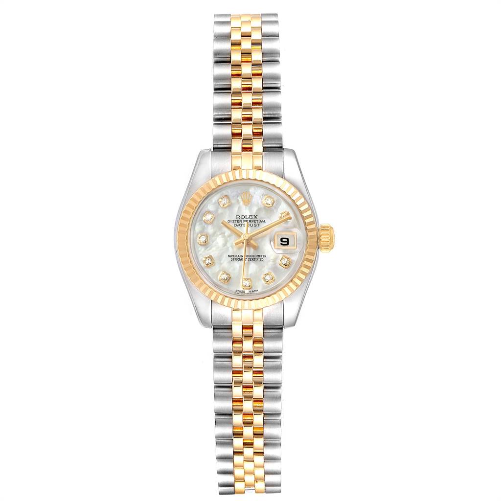mokotan☆ rolex-datejust-steel-yellow-