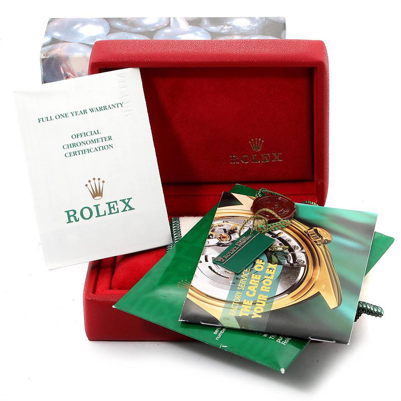 Rolex Datejust Steel White Gold Diamond Ladies Watch 79174 Box