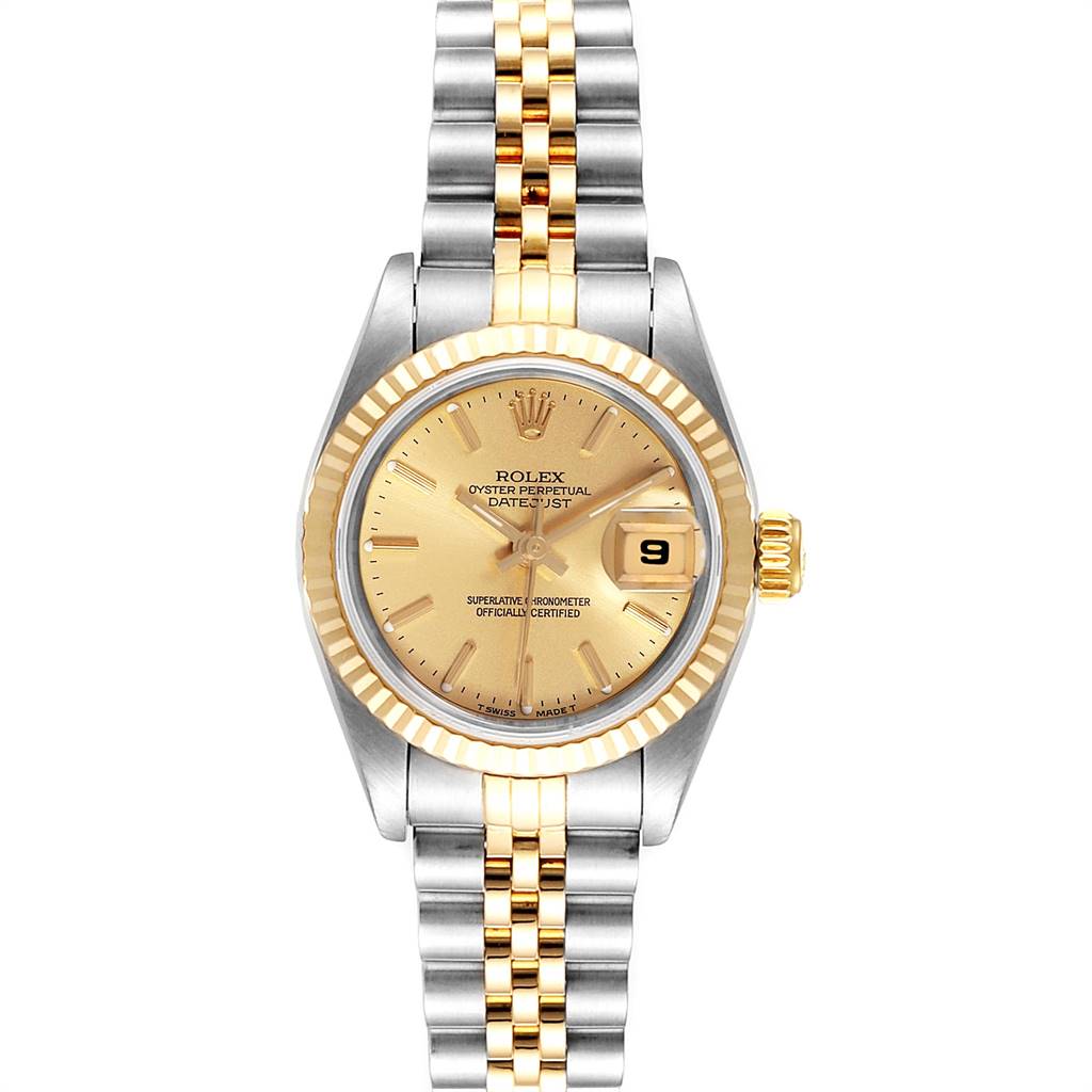 Rolex Datejust Steel Yellow Gold Jubilee Bracelet Ladies Ladies Watch ...