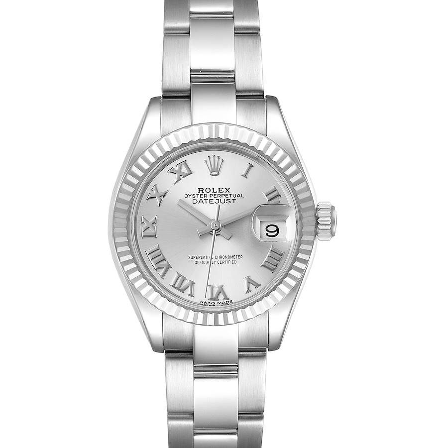 Rolex Datejust 28 Steel White Gold Oyster Bracelet Ladies Watch 279174 SwissWatchExpo