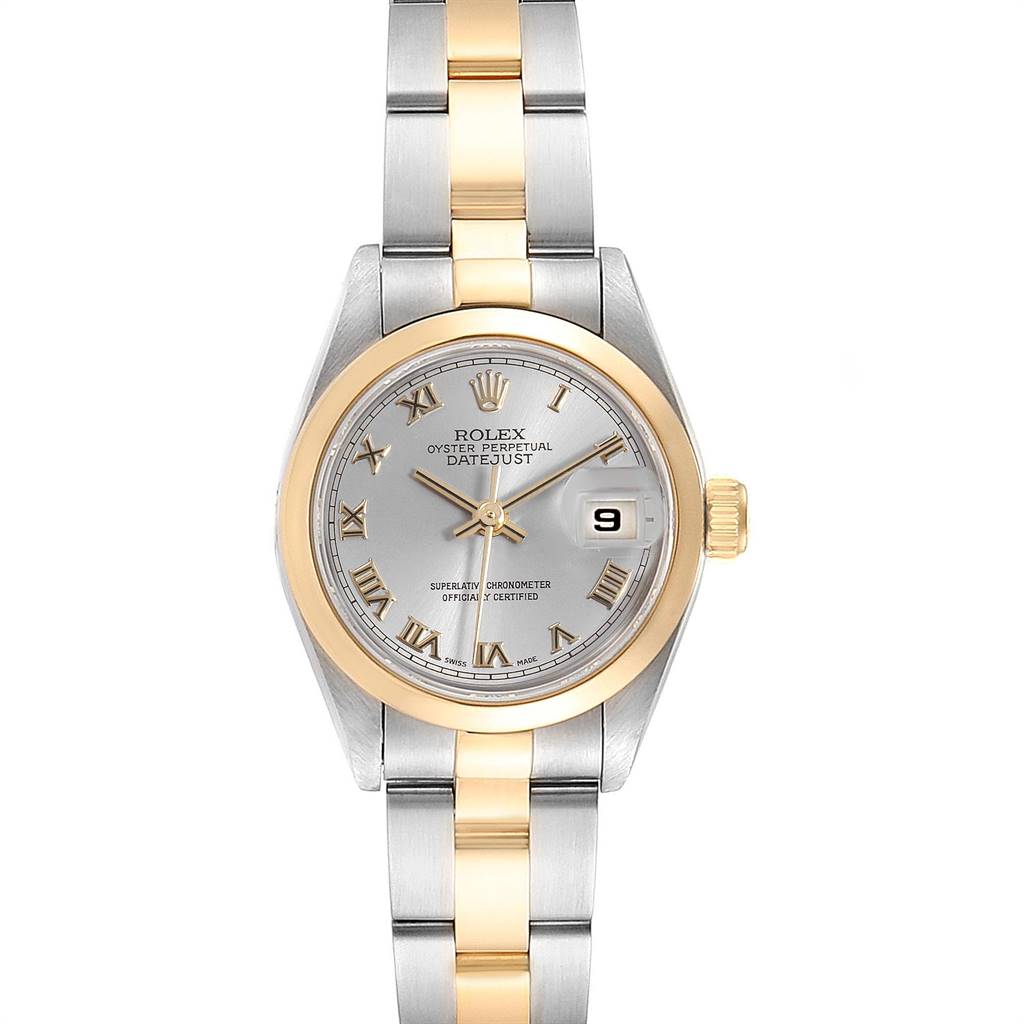 Rolex Datejust Steel Yellow Gold Slate Dial Ladies Watch 69163 ...