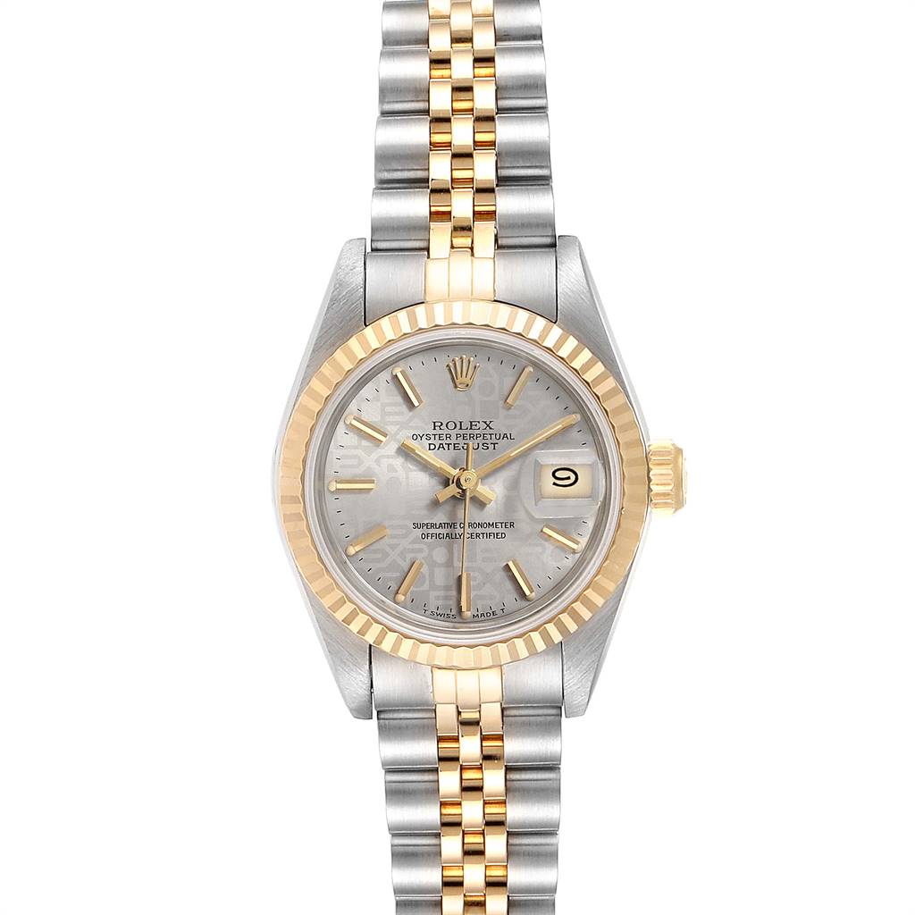 Rolex Datejust Steel Yellow Gold Anniversary Dial Ladies Watch 69173 ...