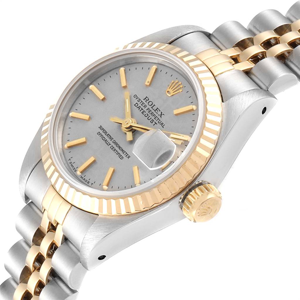 rolex datejust gold steel