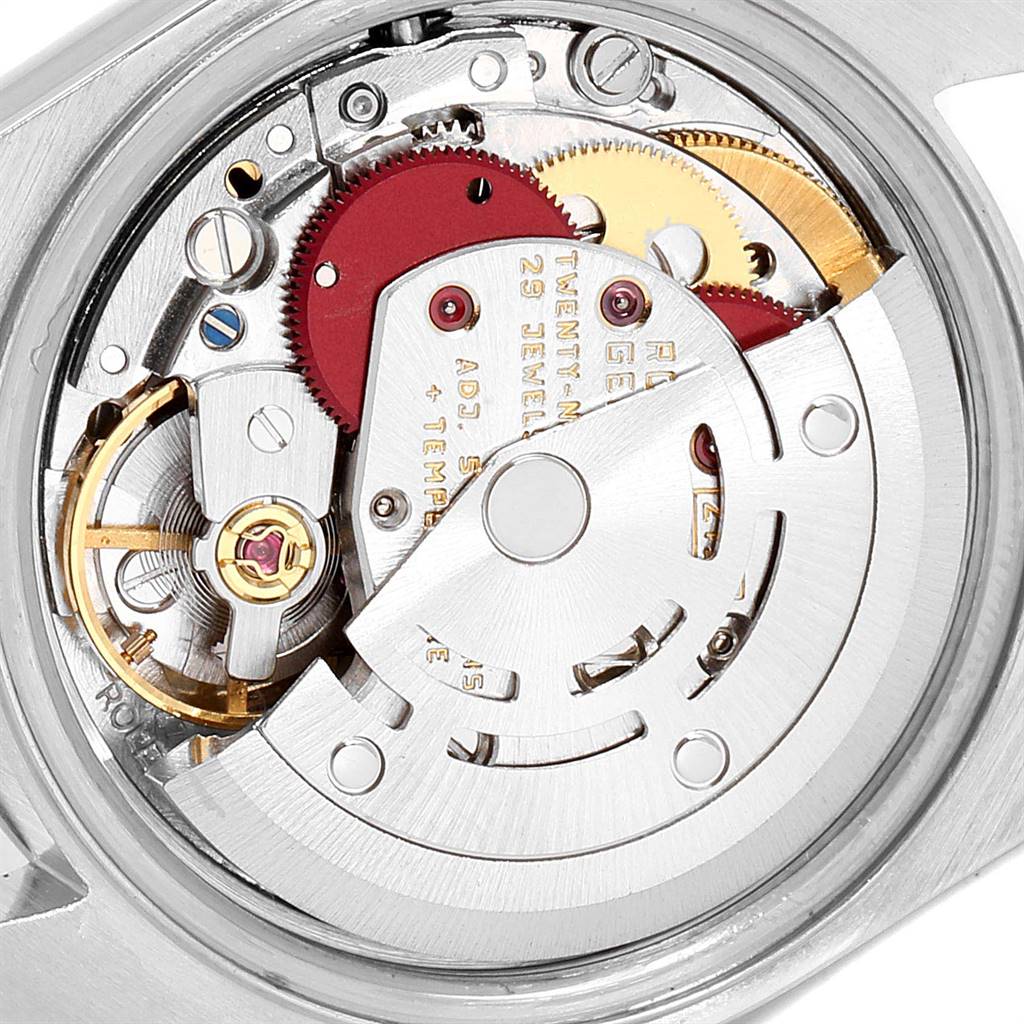 This image shows the internal mechanical movement of the Rolex Datejust 69173 Women's Stainless Steel Champagne Dial 69173 Women's Stainless Steel Champagne Dial watch.