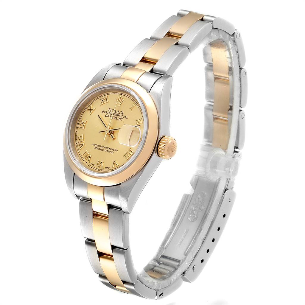 Rolex Datejust Steel Yellow Gold Silver Dial Ladies Watch 79163 ...