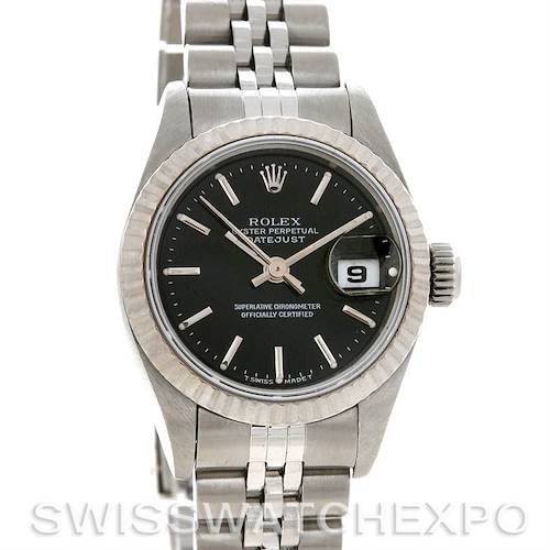 Photo of Rolex Datejust Ladies Steel 18k White Gold Watch 69174