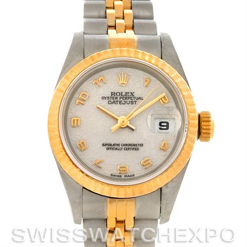 Photo of Rolex Datejust Ladies Steel18k Yellow Gold Watch 69173
