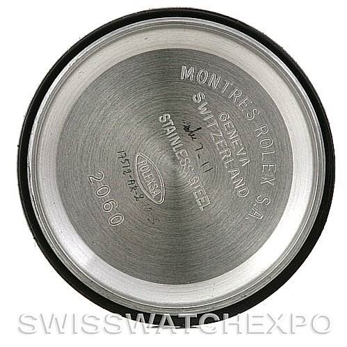 This image shows the inside case back of a Rolex Datejust 79173 Women's Stainless Steel Black Dial 79173 Women's Stainless Steel Black Dial watch.