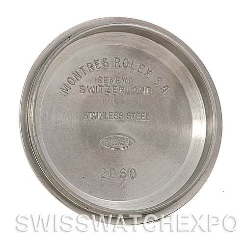 This image shows the inner side of the case back of a Rolex Datejust 79173 Women's Stainless Steel Champagne Dial 79173 Women's Stainless Steel Champagne Dial watch.