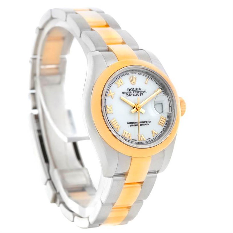 Rolex Datejust Ladies Steel 18K Yellow Gold Watch 179163 SwissWatchExpo