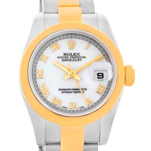 Photo of Rolex Datejust Ladies Steel 18K Yellow Gold Watch 179163