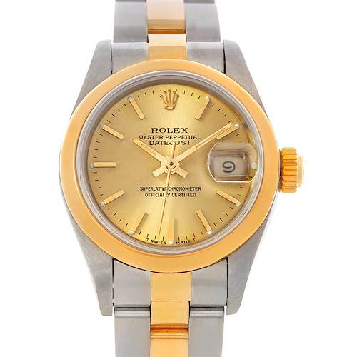 Photo of Rolex Datejus Ladies Steel 18k Yellow Gold Watch 69163