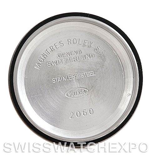 This image shows the stainless steel case back of a Rolex Datejust 79240 Women's Stainless Steel Blue Dial 79240 Women's Stainless Steel Blue Dial model watch, viewed from the inside.