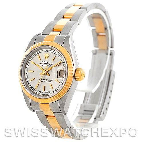 Rolex Datejus Ladies Steel 18k Yellow Gold 69173 Watch SwissWatchExpo