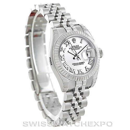 Rolex Datejust Ladies Steel and 18K White Gold Watch 179174 Watch SwissWatchExpo