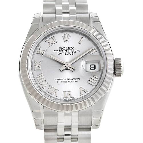 Photo of Rolex Datejust Ladies Steel and 18K White Gold Watch 179174 Watch