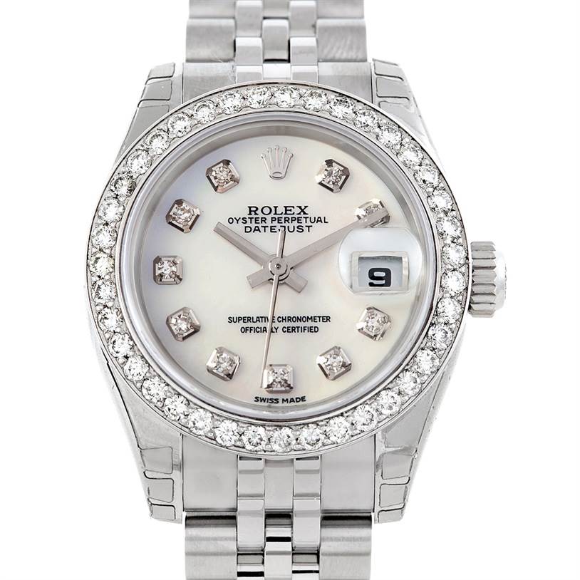 white gold diamond rolex