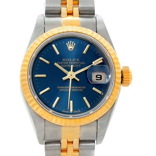Photo of Rolex Datejust Ladies Steel 18k Yellow Gold Watch 79173