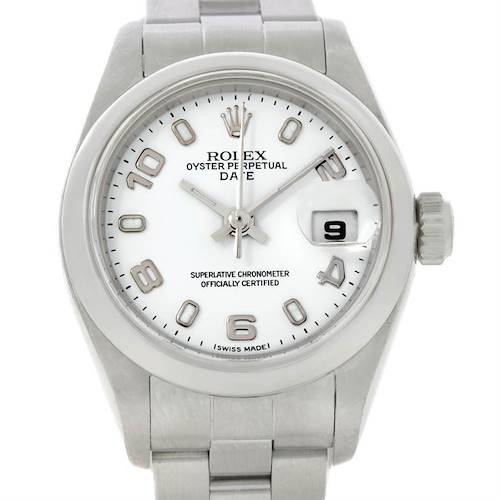 Photo of Rolex Oyster Perpetual Datejust Ladies Steel Watch 79160