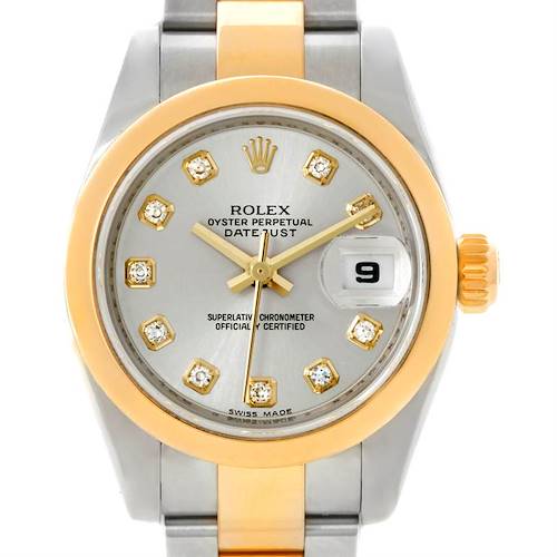 Photo of Rolex Datejust Ladies Steel 18K Yellow Gold Watch 179163