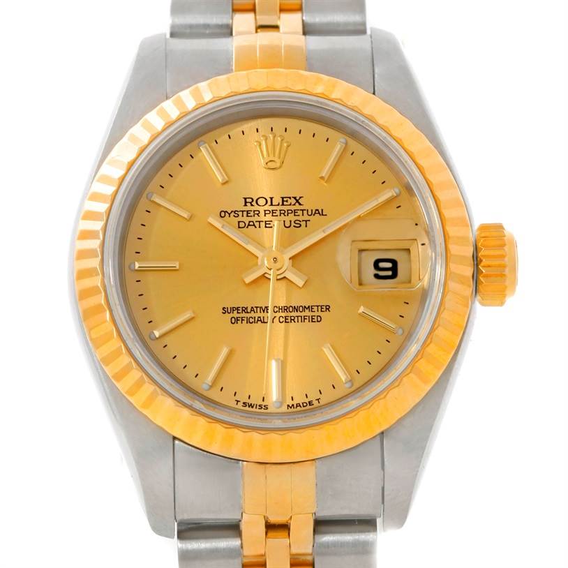 rolex datejust 18k