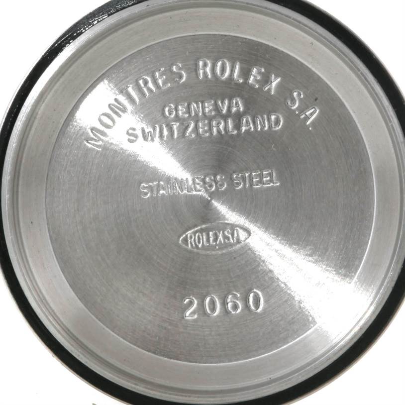 This image shows the interior of the case back of a Rolex Datejust 69173 Women's Stainless Steel Silver Dial 69173 Women's Stainless Steel Silver Dial watch, displaying "Rolex S.A." and other manufacturing details.