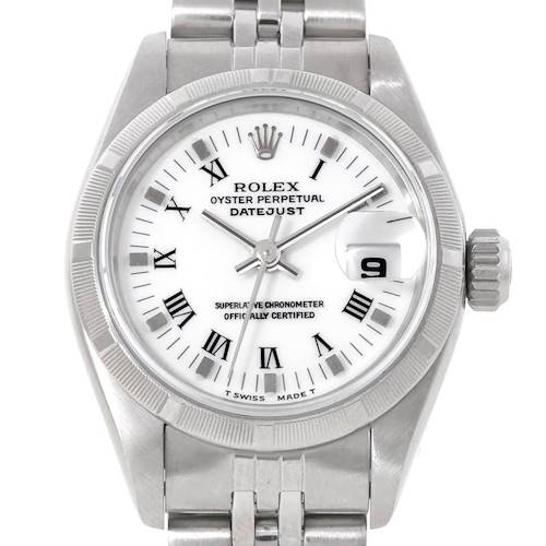 Photo of Rolex Datejust White Dial Stainless Steel Ladies Watch 79190