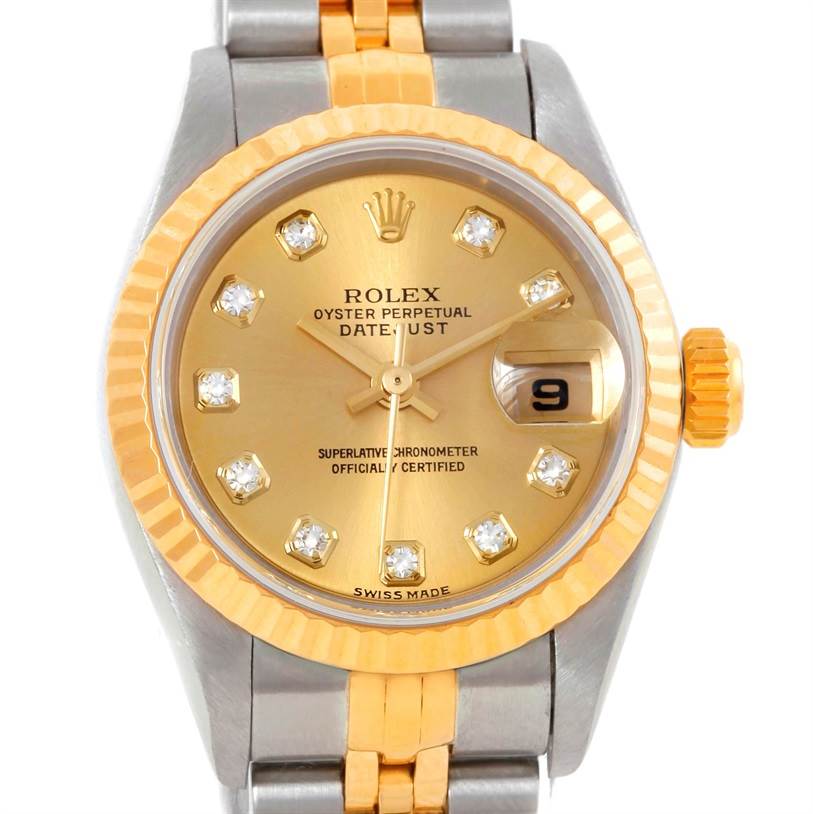 rolex datejust 18k