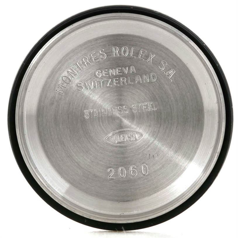 This image shows the case back of a Rolex Datejust 79174 Women's Stainless Steel Silver Dial 79174 Women's Stainless Steel Silver Dial watch, highlighting the interior engravings and material details.