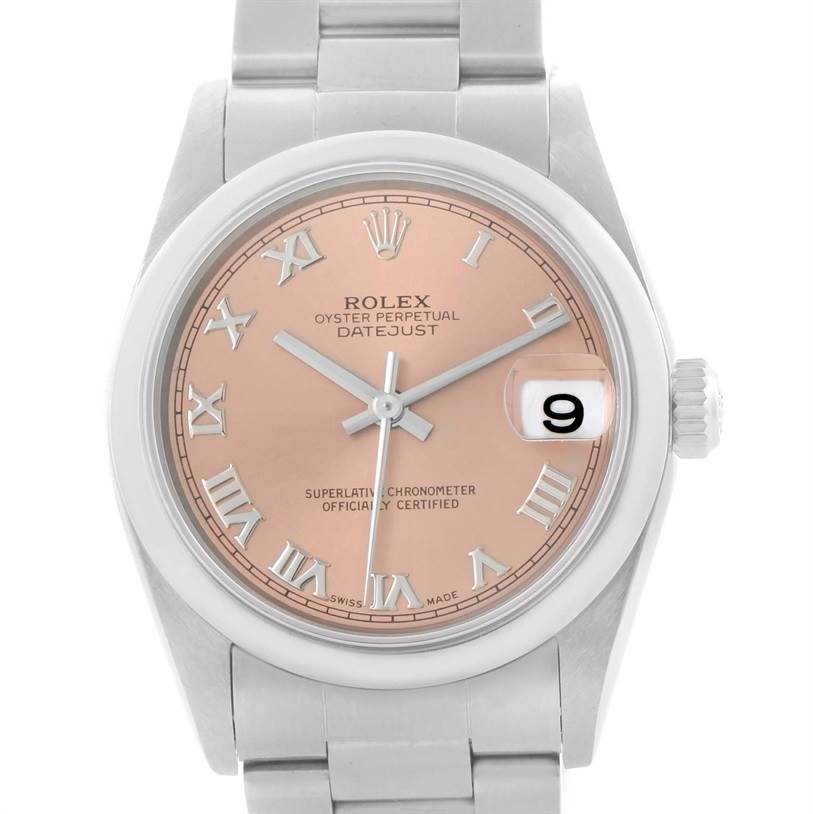 rolex datejust salmon