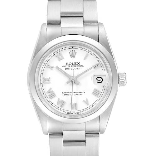 Photo of Rolex Midsize Datejust 31 White Dial Ladies Steel Watch 68240