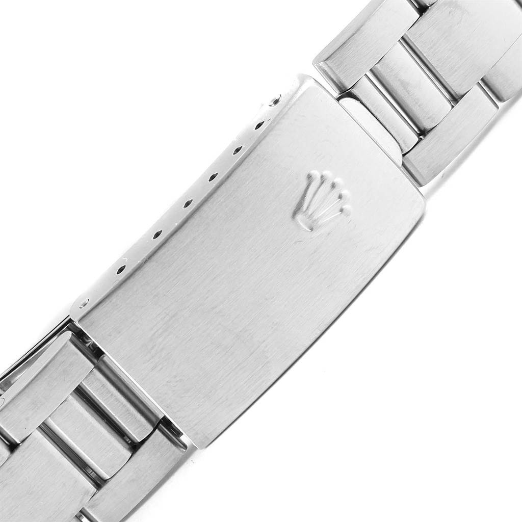 The image shows the clasp and bracelet of a Rolex Mid-Size 78240 Women's Stainless Steel Silver Dial 78240 Women's Stainless Steel Silver Dial model watch.